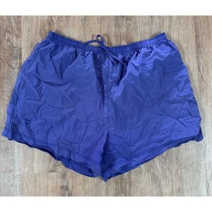 SWIM 365 Nylon Swim Trunks Purple Drawstring Waist Lightweight 1X